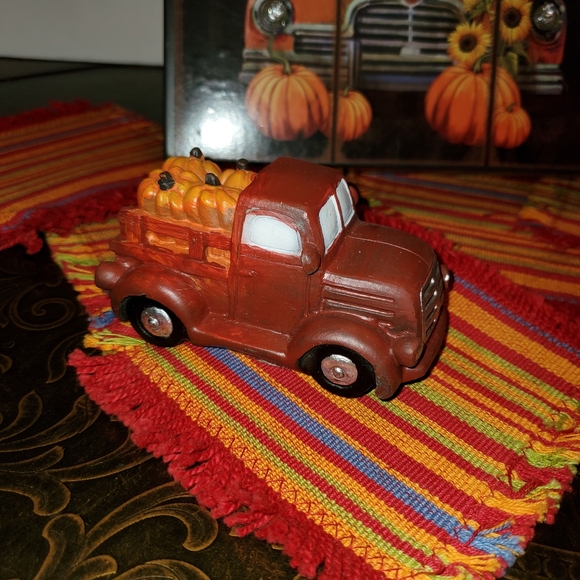 Happy Harvest Metal Sign w/Lighted Truck - Picture 6 of 8